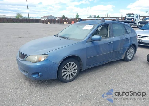 2008 Subaru Impreza 2.5I from USA, damaged, VIN JF1GH61618G804037